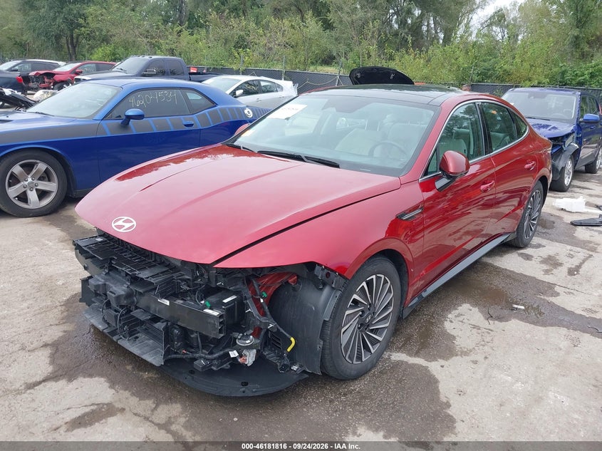 Vin: kmhl54jj0sa130818, lot: 46681676, hyundai sonata hybrid limited 20252