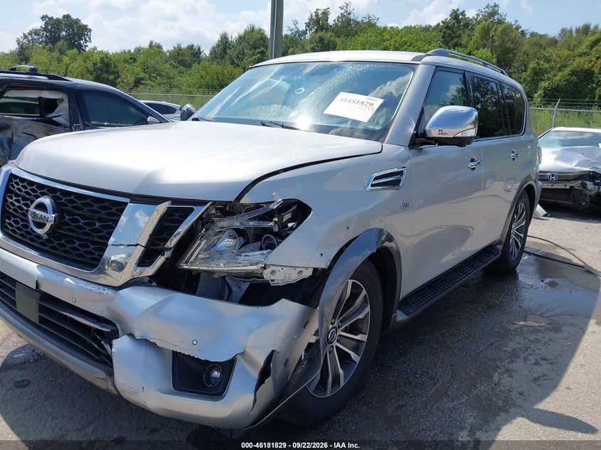 Vin: jn8ay2nd8lx017617, lot: 46681689, nissan armada sl 2wd 20202