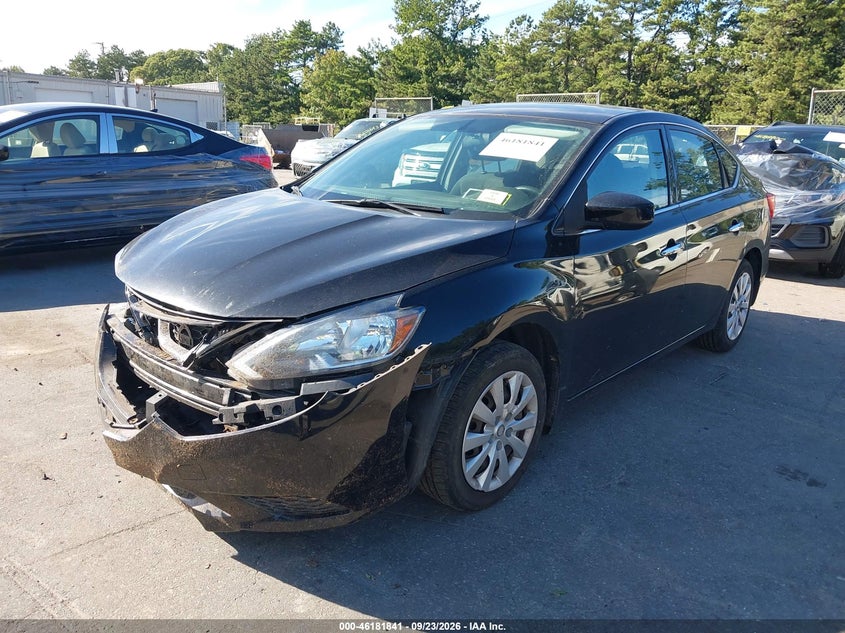 Vin: 3n1ab7ap6ky275922, lot: 46681701, nissan sentra s 20192