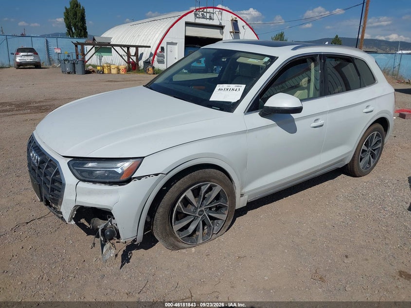 Vin: wa1baafy3m2099426, lot: 46681704, audi q5 premium plus 20212