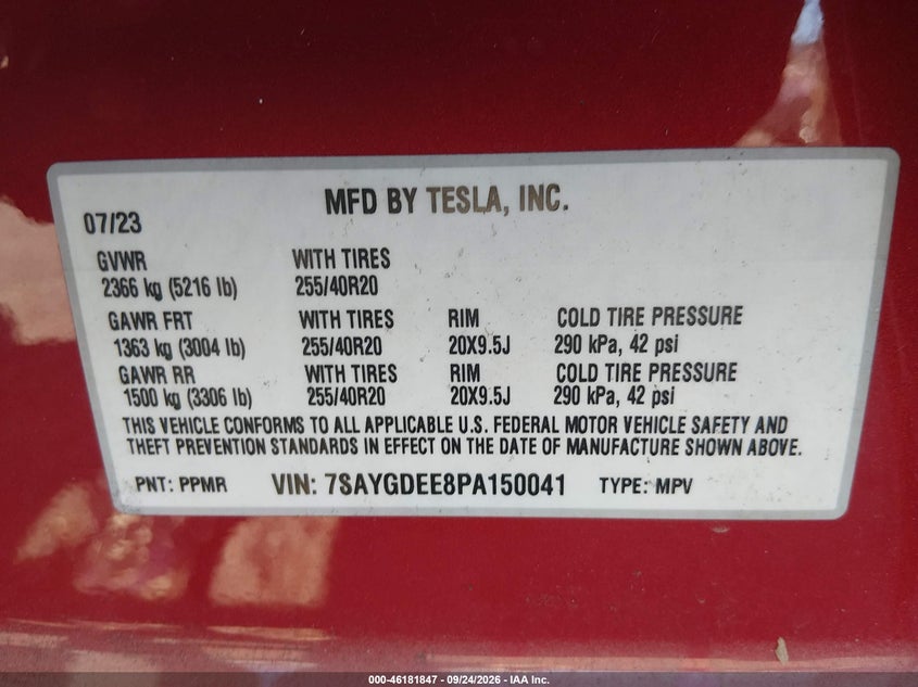 2023 TESLA MODEL Y · Фото 9