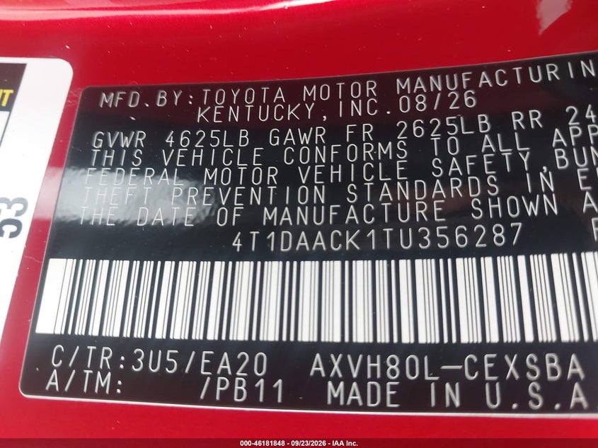 TOYOTA CAMRY - zdjęcie 9