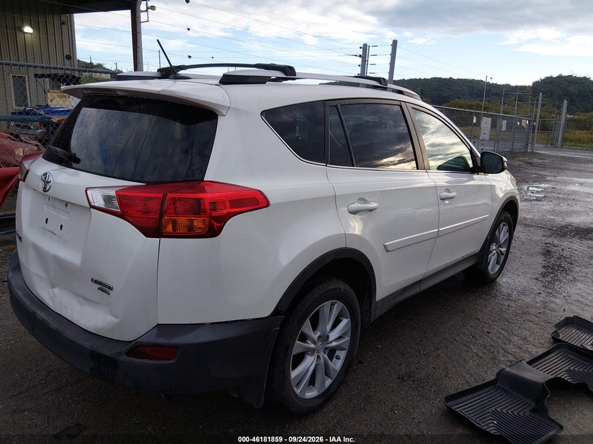 Vin: 2t3dfrev4dw057392, lot: 46681719, toyota rav4 limited 20134