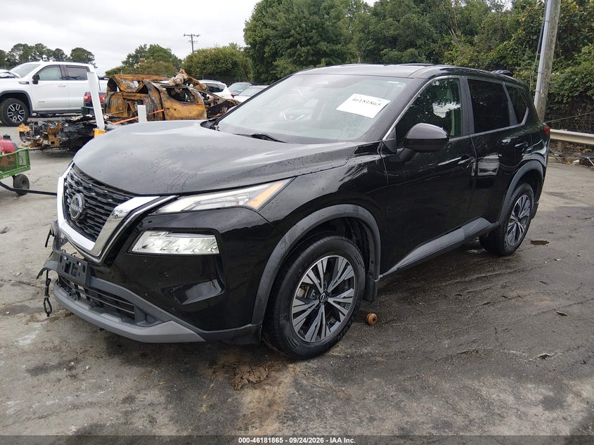 Vin: 5n1bt3bb7pc770796, lot: 46681725, nissan rogue sv intelligent awd 20232