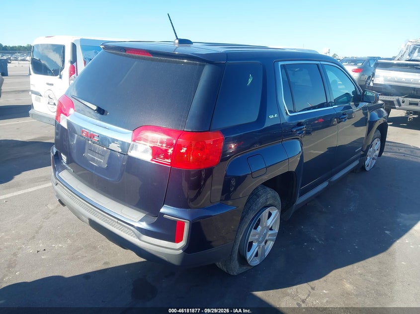 Vin: 2gkalmek4g6186841, lot: 46681737, gmc terrain sle-1 20164