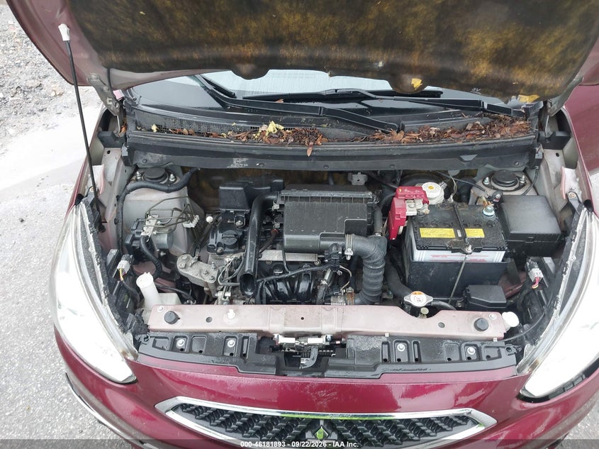 MITSUBISHI MIRAGE 2017 VIN ML32A5HJ8HH004135