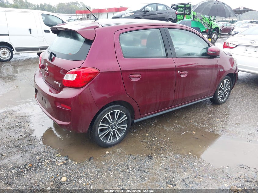 Vin: ml32a5hj8hh004135, lot: 46681753, mitsubishi mirage gt 20174