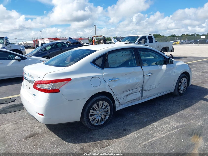 Vin: 3n1ab7ap5el688495, lot: 46681765, nissan sentra sv 20144