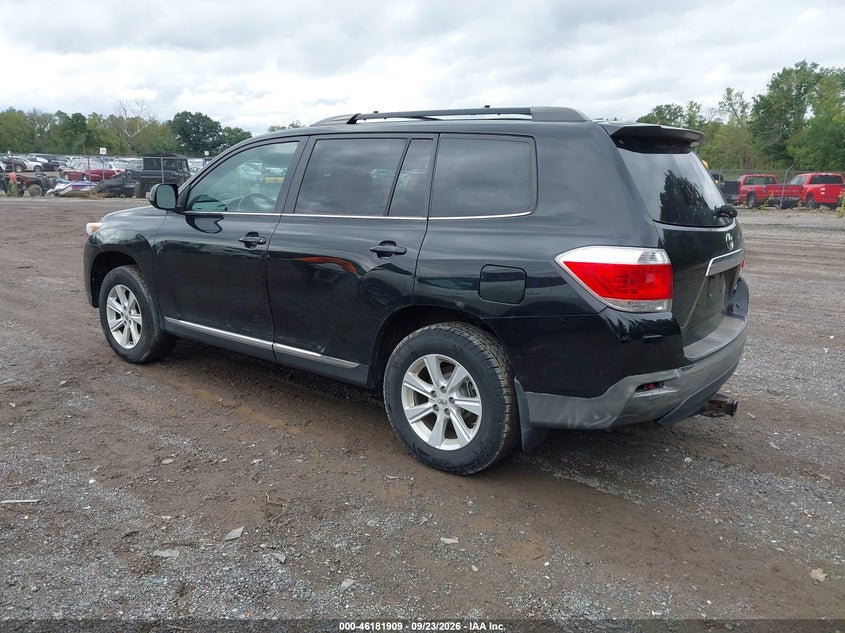 Vin: 5tdbk3eh4cs098664, lot: 46681769, toyota highlander se v6 20123