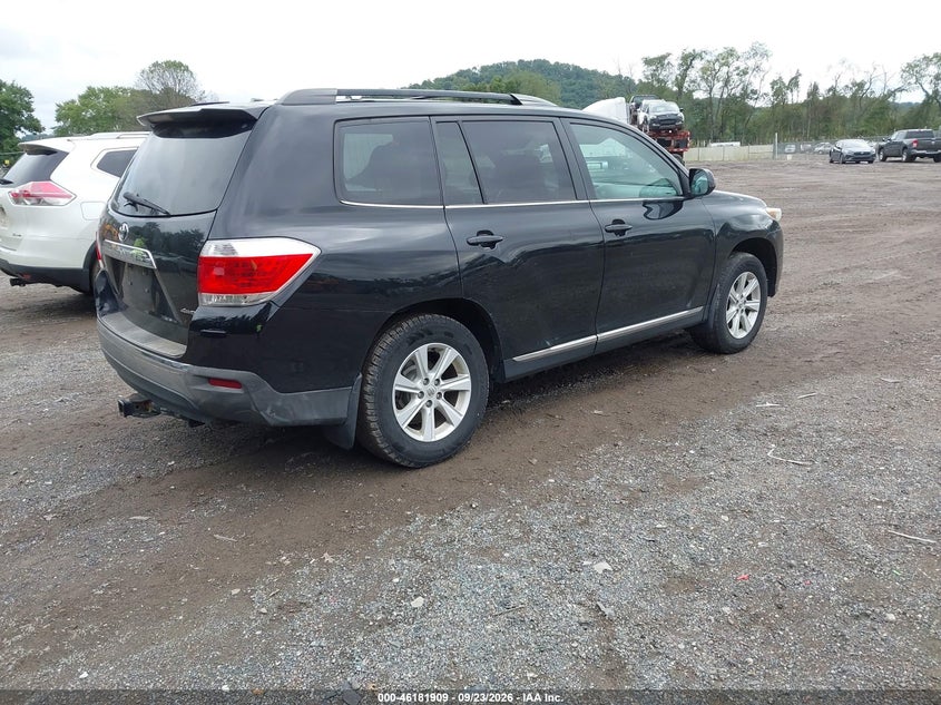 Vin: 5tdbk3eh4cs098664, lot: 46681769, toyota highlander se v6 20124