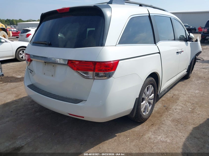 Vin: 5fnrl5h46eb118291, lot: 46681781, honda odyssey ex 20144
