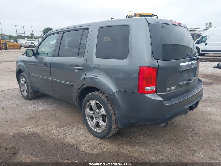 Vin: 5fnyf4h6xdb009488, lot: 46681787, honda pilot ex-l 20133