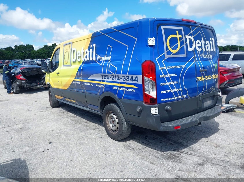 Vin: 1ftbw2zm5gka36418, lot: 46681792, ford transit-350 20163