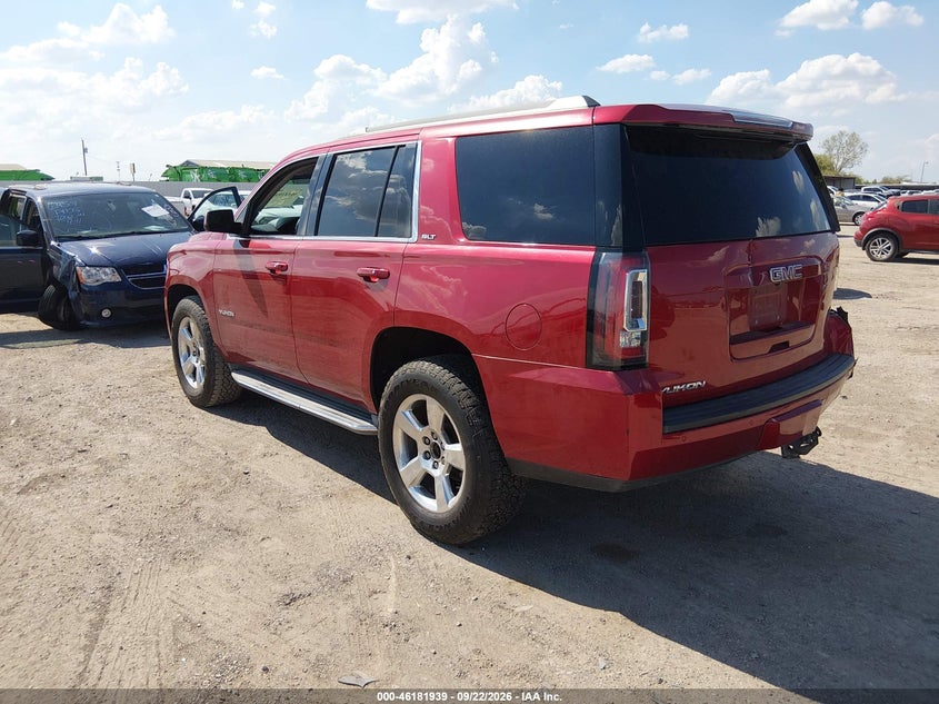 Vin: 1gks1bkc0fr108619, lot: 46681799, gmc yukon slt 20153