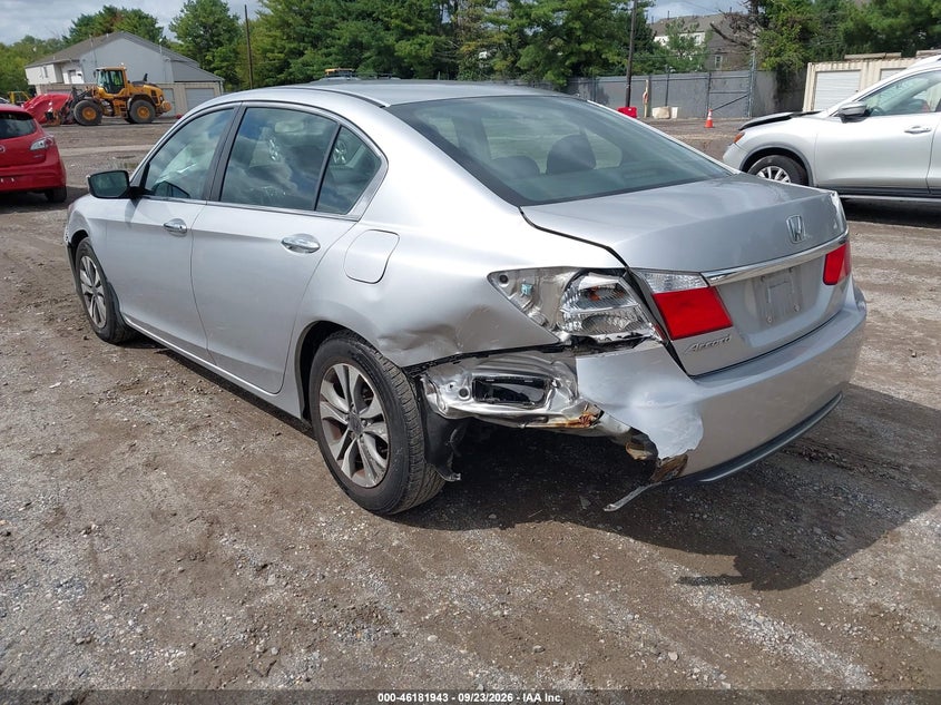 Vin: 1hgcr2f38ea282262, lot: 46681803, honda accord lx 20143