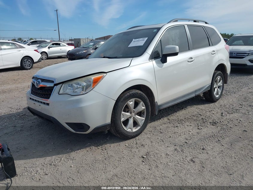 Vin: jf2sjadc2fh582226, lot: 46681818, subaru forester 2.5i premium 20152