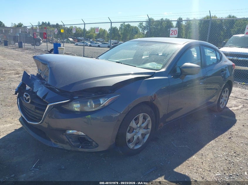 Vin: jm1bm1u73e1136098, lot: 46681839, mazda mazda3 i sport 20142