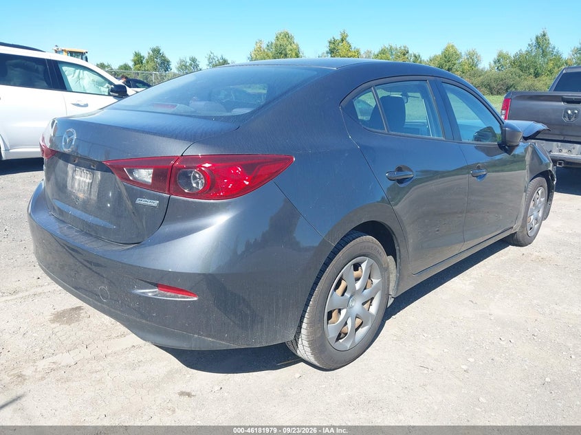 Vin: jm1bm1u73e1136098, lot: 46681839, mazda mazda3 i sport 20144