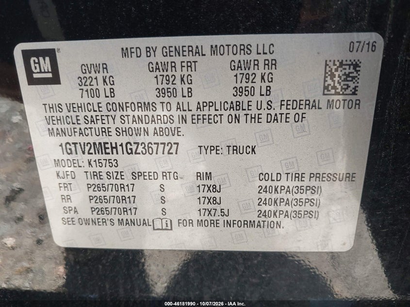 GMC SIERRA 1500 - zdjęcie 9