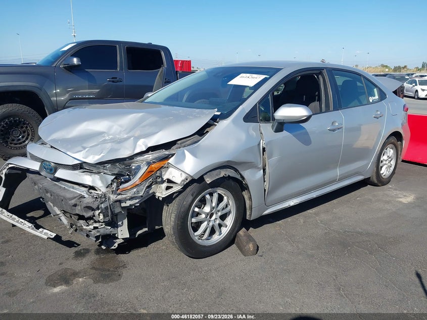 Vin: jtdeamde0nj043741, lot: 46681917, toyota corolla hybrid le 20222