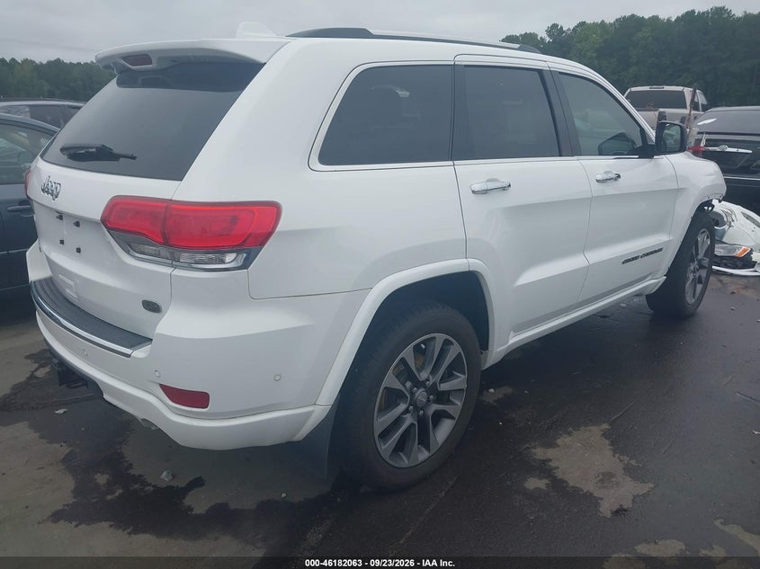Vin: 1c4rjfcg9hc927783, lot: 46681923, jeep grand cherokee overland 4x4 20174