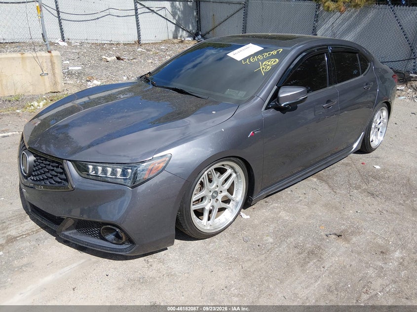 Vin: 19uub2f69ja001275, lot: 46681947, acura tlx tech   a-spec pkgs 20182