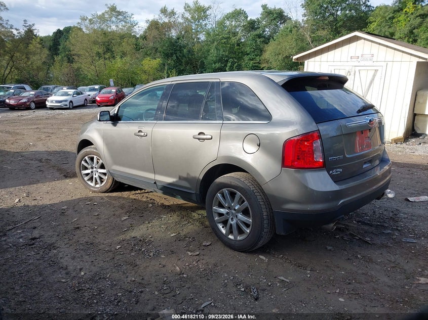 Vin: 2fmdk4kcxeba26813, lot: 46681970, ford edge limited 20143