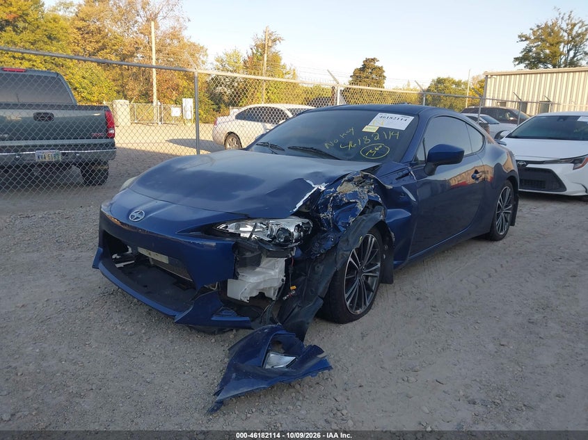 2015 Scion Fr-S, Левый бок, IAAI, VIN JF1ZNAA12F8710846 — фото 2