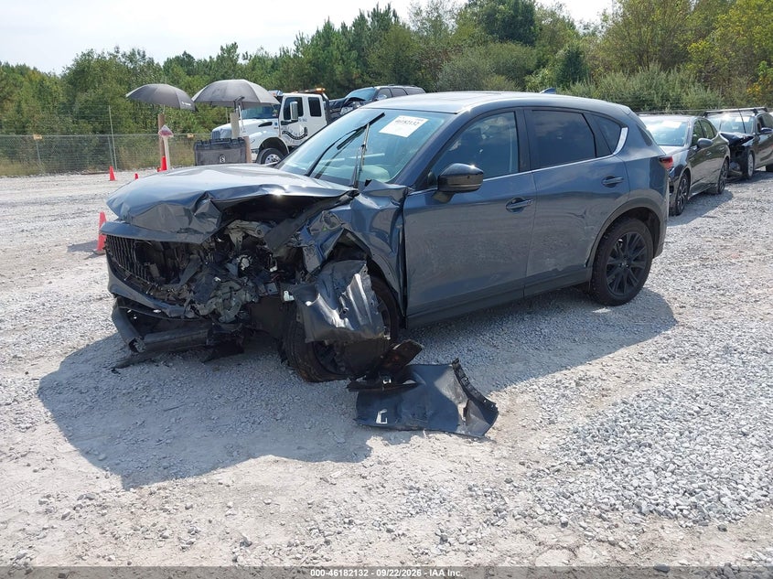 Vin: jm3kfacm1mo410623, lot: 46681992, mazda cx-5 carbon fwd 20212