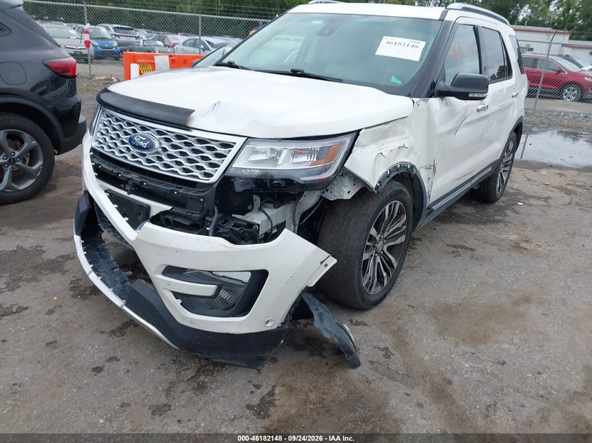 Vin: 1fm5k8ht8hgb28529, lot: 46682008, ford explorer platinum 20172