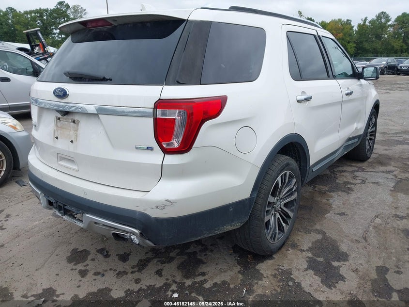 Vin: 1fm5k8ht8hgb28529, lot: 46682008, ford explorer platinum 20174