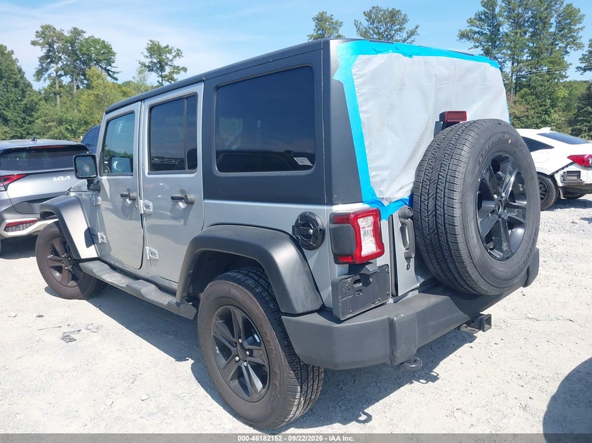 Vin: 1j4ha6h18bl615312, lot: 46682012, jeep wrangler unlimited rubicon 20113