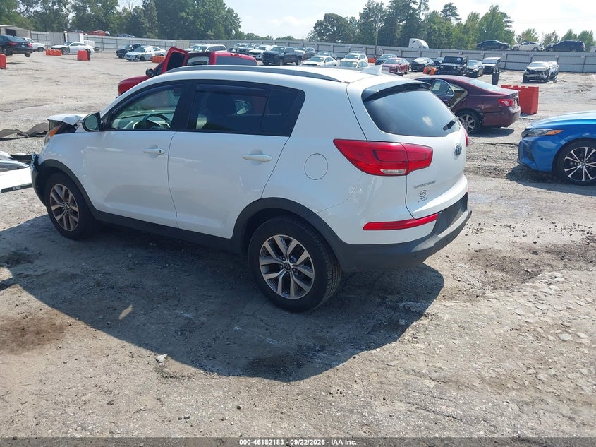 Vin: kndpb3ac4e7620979, lot: 46682043, kia sportage lx 20143