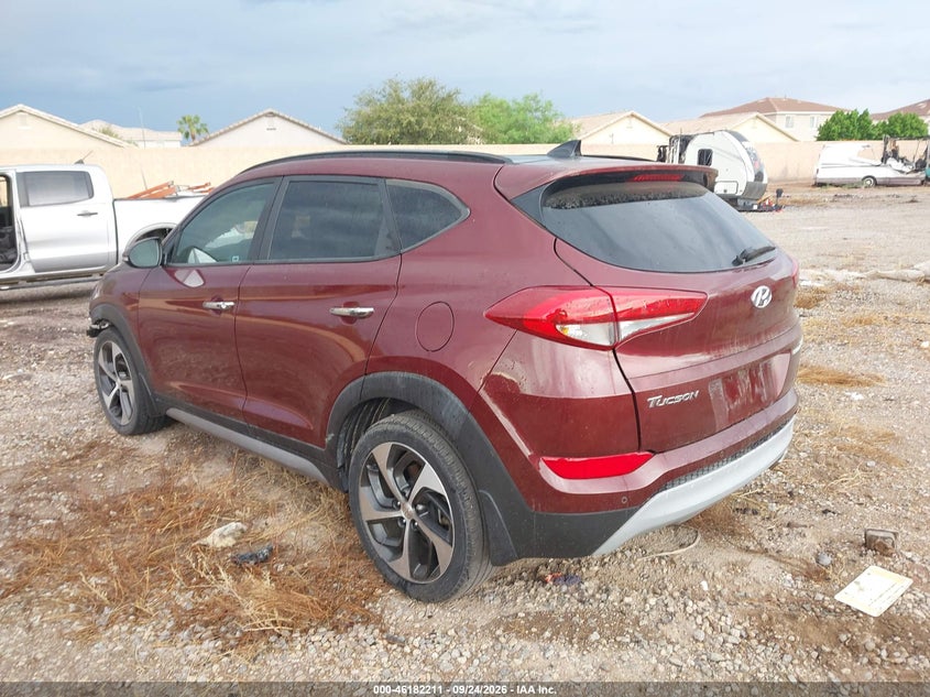 Vin: km8j33a20hu335983, lot: 46682071, hyundai tucson limited 20173