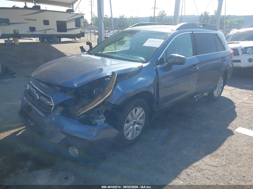 Vin: 4s4bsahc3j3299924, lot: 46682074, subaru outback 2.5i premium 20182
