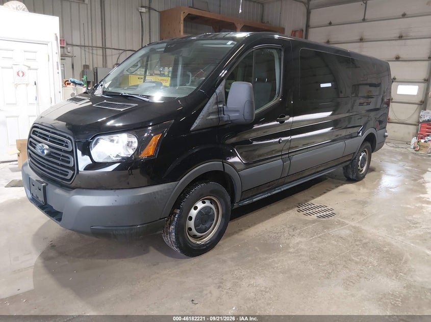 Vin: 1fbzx2zm5jkb31293, lot: 46682081, ford transit-350 xl 20182