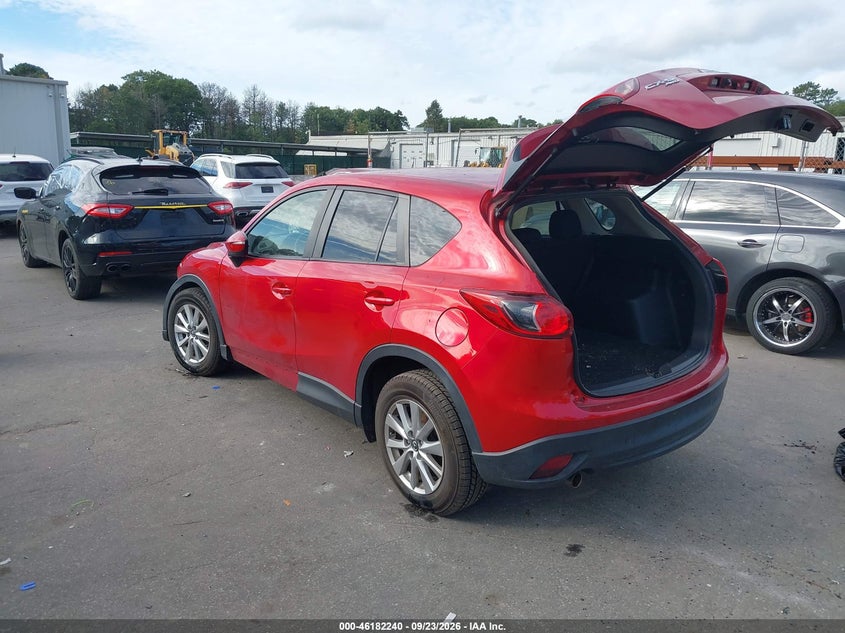 Vin: jm3ke4cy5g0618788, lot: 46682100, mazda cx-5 touring 20163