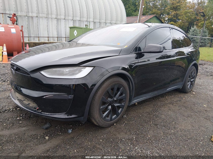 2023 Tesla Model X Dual Motor All-Wheel Drive/Standard Range, Flood, IAAI, VIN 7SAXCDE56PF408311 — photo 2