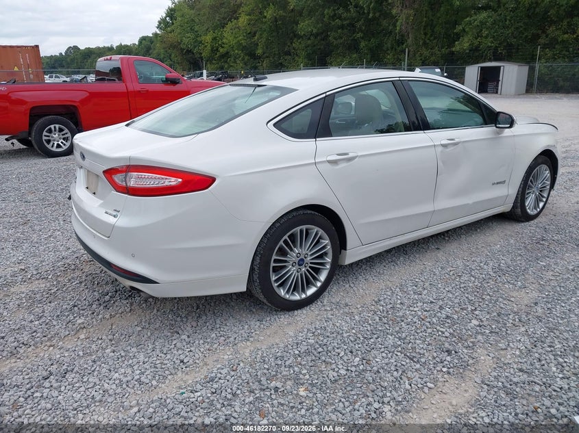 Vin: 3fa6p0lu8dr356177, lot: 46682130, ford fusion hybrid se 20134