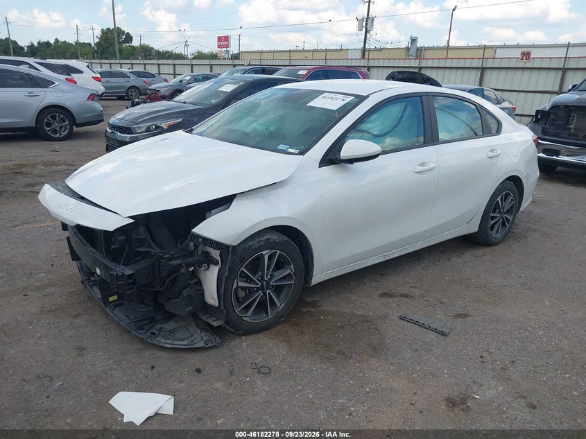 Vin: 3kpf24ad9pe555592, lot: 46682138, kia forte lxs 20232
