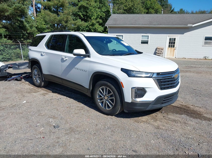 Vin: 1gnergkw3pj275637, lot: 46682171, chevrolet traverse fwd lt cloth 2023 img_1