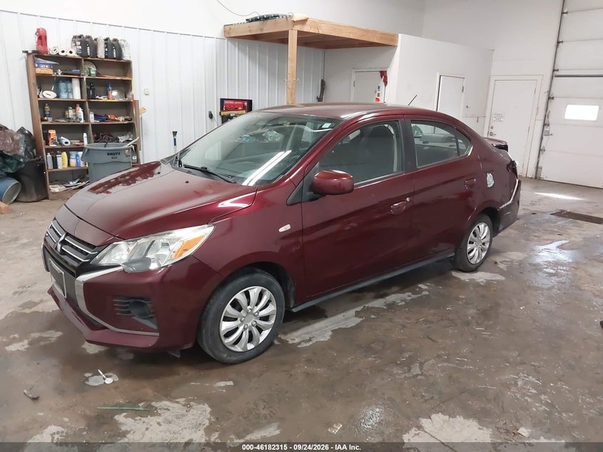 Vin: ml32fufj3mhf02514, lot: 46682175, mitsubishi mirage g4 carbonite edition/es/le 20212