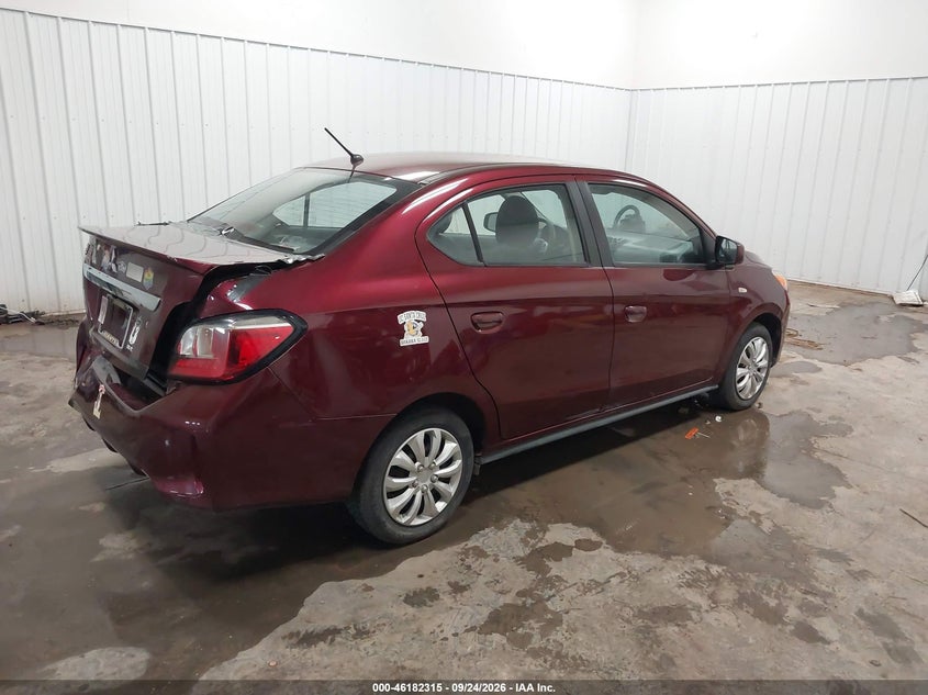 Vin: ml32fufj3mhf02514, lot: 46682175, mitsubishi mirage g4 carbonite edition/es/le 20214