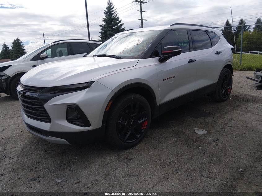 Vin: 3gnkbhrs2ls654590, lot: 46682178, chevrolet blazer awd 2lt 20202