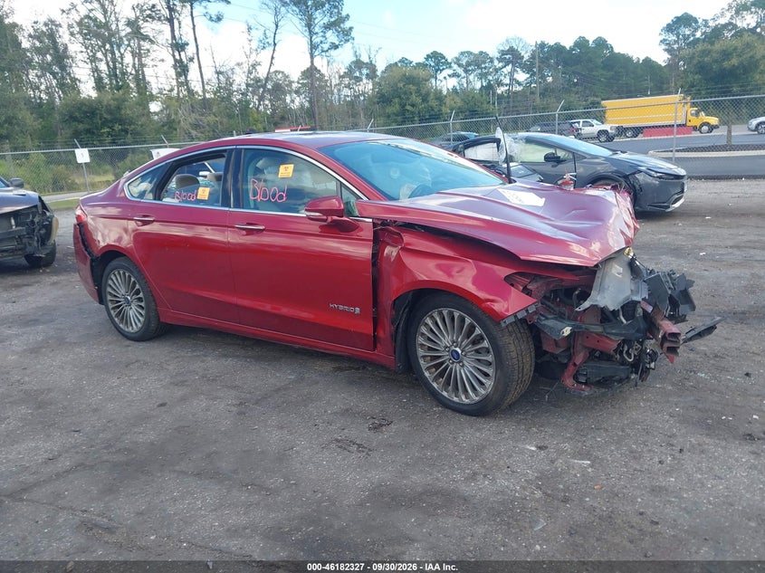 Vin: 3fa6p0ru9er289291, lot: 46682187, ford fusion hybrid titanium 20141