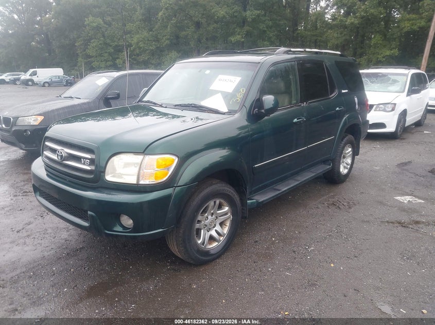 TOYOTA SEQUOIA 2003 VIN 5TDBT48A23S159012