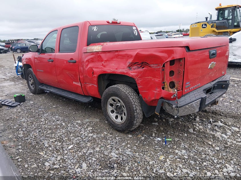 Vin: 3gcpkpeaxbg227326, lot: 46682223, chevrolet silverado 1500 work truck 20113