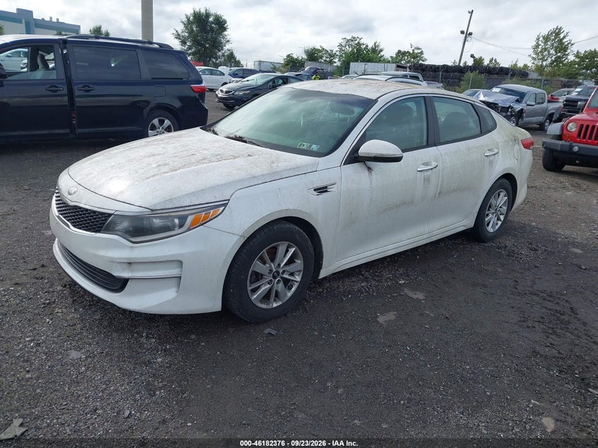 Vin: knagt4l31g5103537, lot: 46682236, kia optima lx 20162