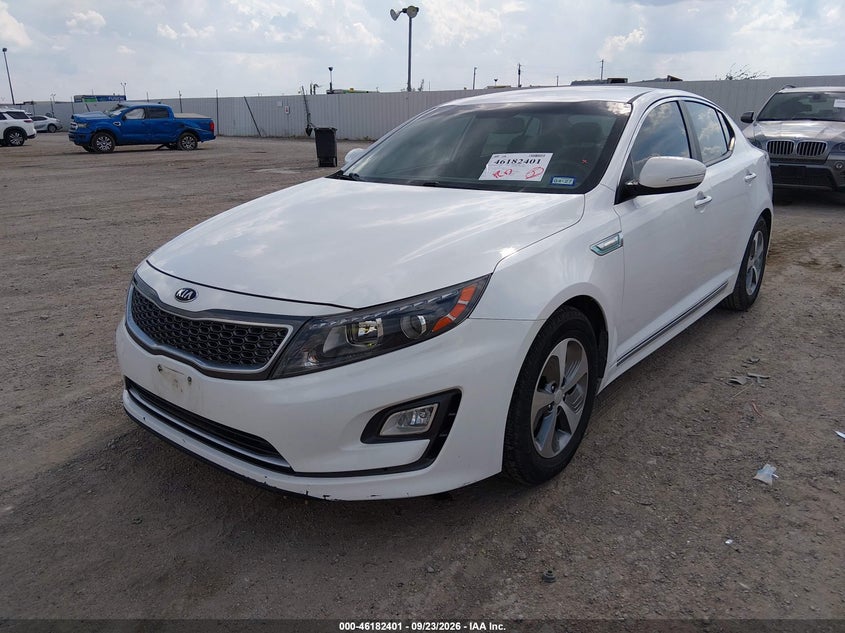 Vin: knagm4adof5077844, lot: 46682261, kia optima hybrid 20152