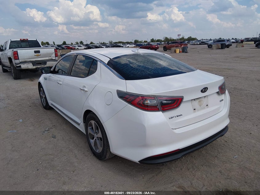 Vin: knagm4adof5077844, lot: 46682261, kia optima hybrid 20153